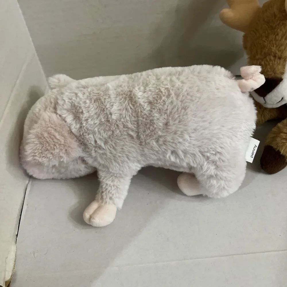 2 Debi Lilly Plush Declan The Deer And Penny The Pig Stuffed Animal